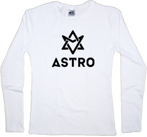 Футболка з Довгим Рукавом Жіноча - astro logo - Mfest