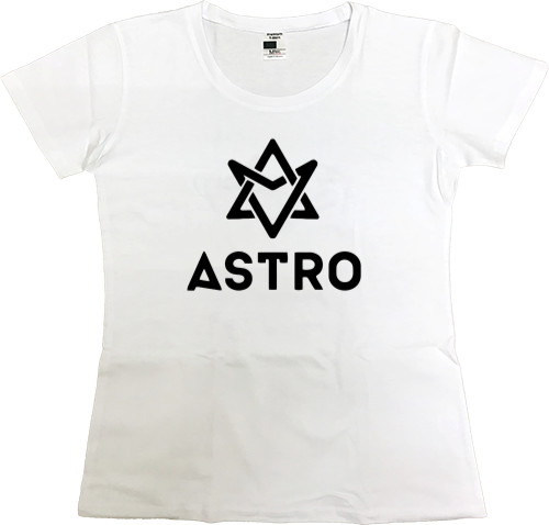 Футболка Преміум Жіноча - astro logo - Mfest