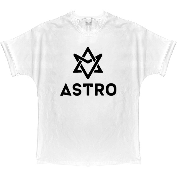 Футболка Оверсайз - astro logo - Mfest