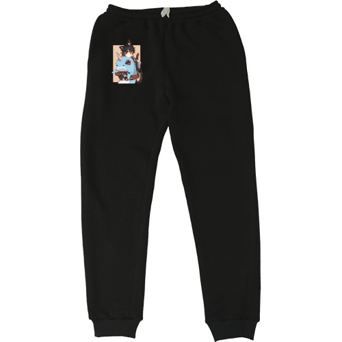 Women's Sweatpants - genshin impact zhongli cat - Mfest