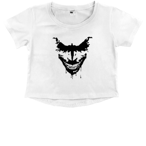 Kids' Premium Cropped T-Shirt - JOKER Y BATMAN - Mfest