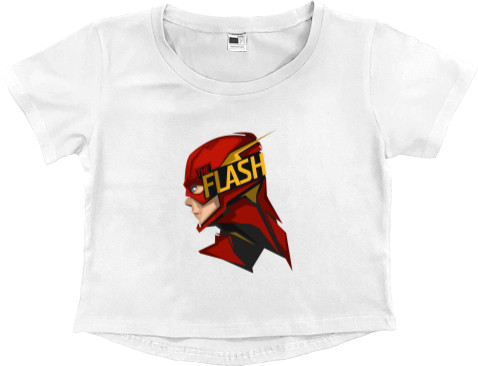 Women's Cropped Premium T-Shirt - flash - Mfest