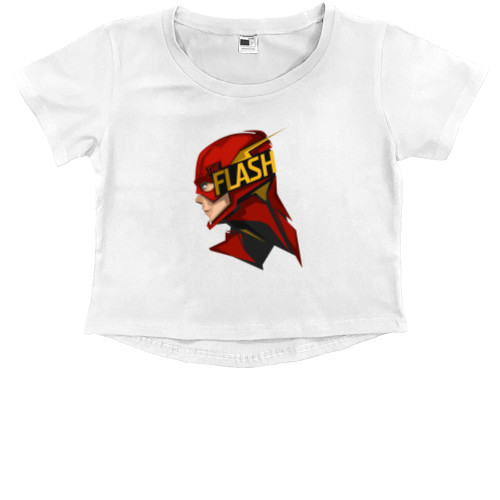 Kids' Premium Cropped T-Shirt - flash - Mfest