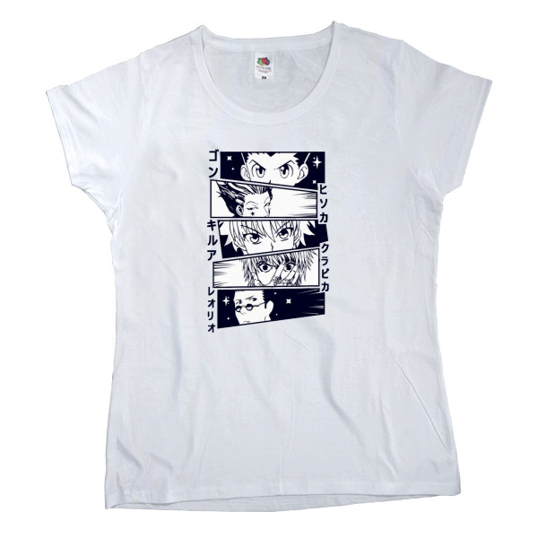 Women's T-shirt Fruit of the loom - hunter x hunter 2 - Mfest