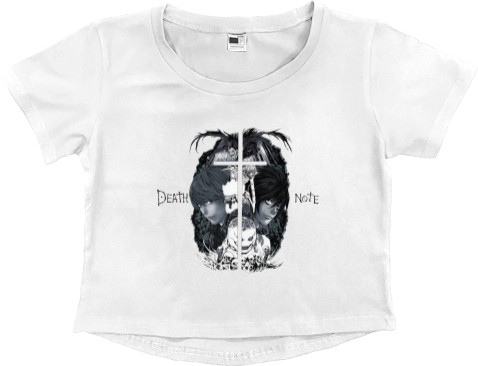 Women's Cropped Premium T-Shirt - Death Note 3 - Mfest