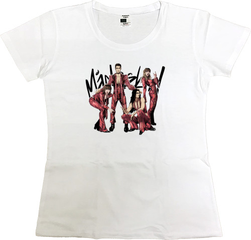 Women's Premium T-Shirt - Maneskin band - Mfest