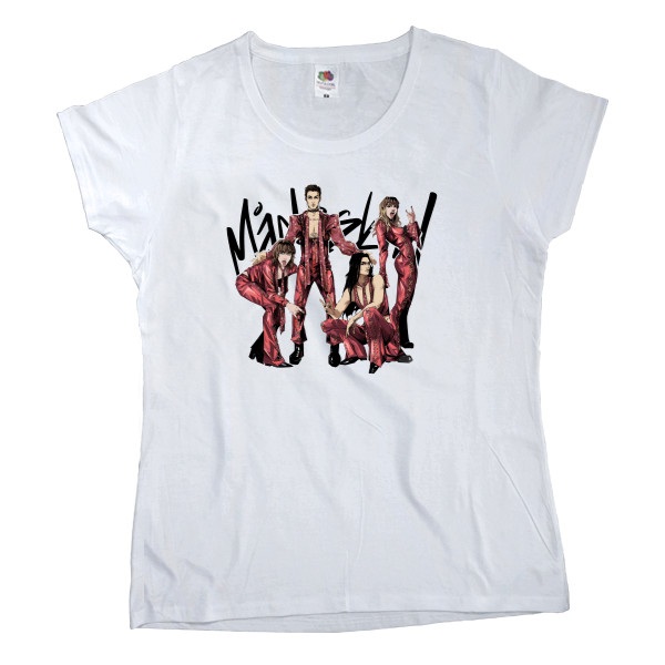 Women's T-shirt Fruit of the loom - Maneskin band - Mfest