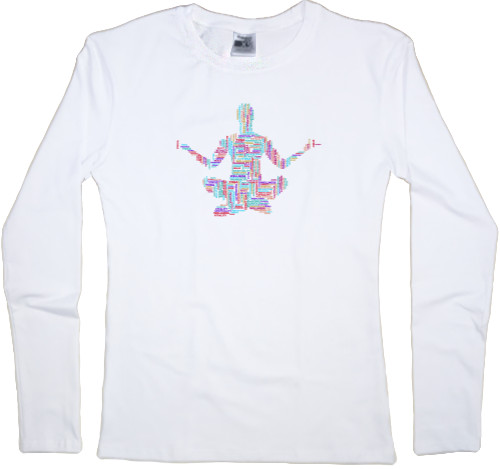 Women's Longsleeve Shirt - йога 3 - Mfest