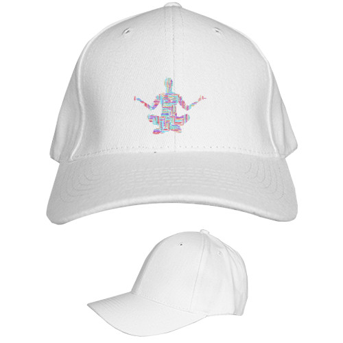 Kids' Baseball Cap 6-panel - йога 3 - Mfest