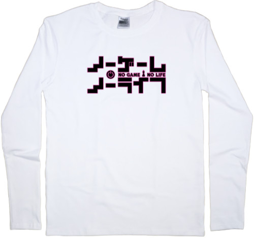 Men's Longsleeve Shirt - No Game No Life logo - Mfest