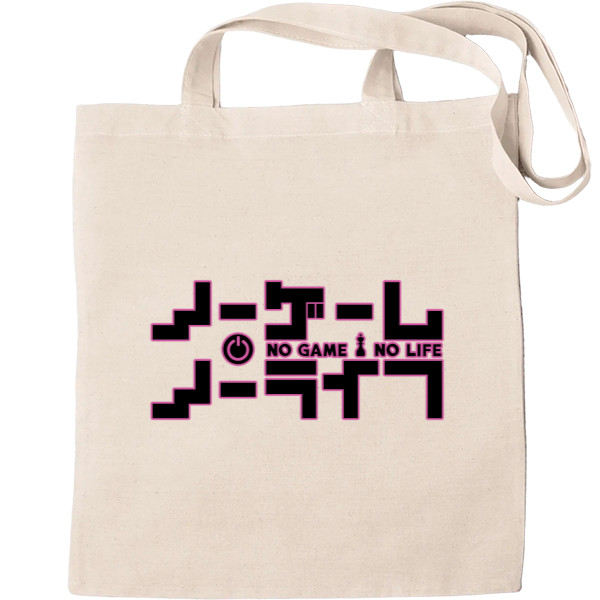 Tote Bag - No Game No Life logo - Mfest