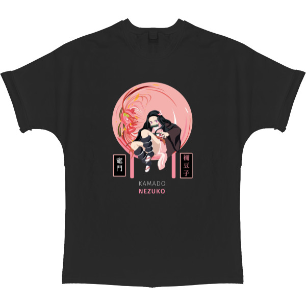 T-shirt Oversize - demon slayer nezuko - Mfest