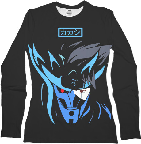 Women's Longsleeve Shirt 3D - kakashi neon - Mfest