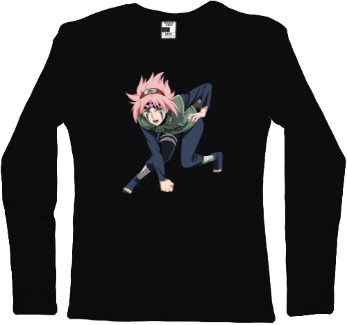 Women's Longsleeve Shirt - sakura haruno 2 - Mfest