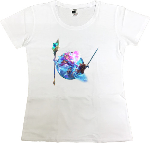 Women's Premium T-Shirt - ODETTE MERMAID PRINCESS - Mfest