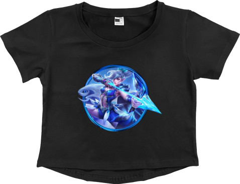 Women's Cropped Premium T-Shirt - mobile legends bang bang - Mfest