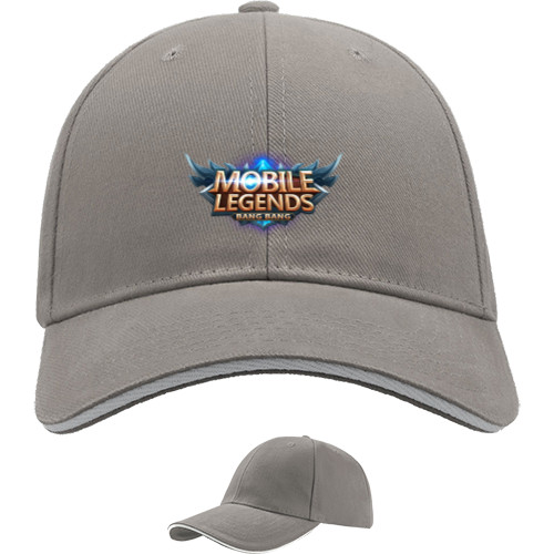 Sandwich Baseball Cap - mobile legends logo - Mfest