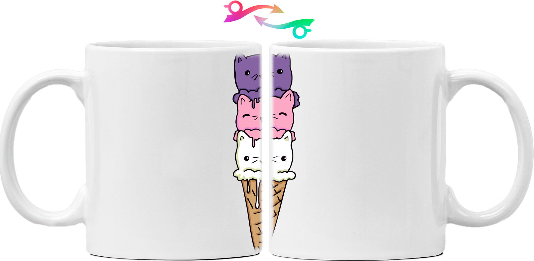 Mug - cat in a ice cream - Mfest