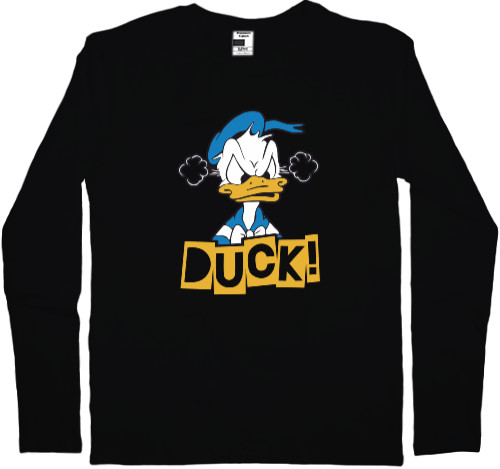 Men's Longsleeve Shirt - duck donald 2 - Mfest