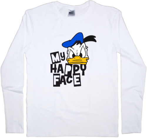 Men's Longsleeve Shirt - duck donald - Mfest