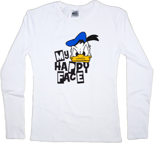 Women's Longsleeve Shirt - duck donald - Mfest