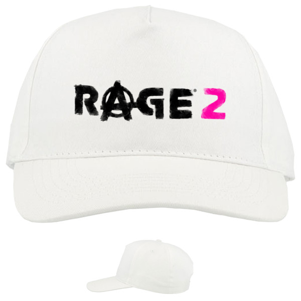 Кепка 5-панельная - Rage 2 logo - Mfest