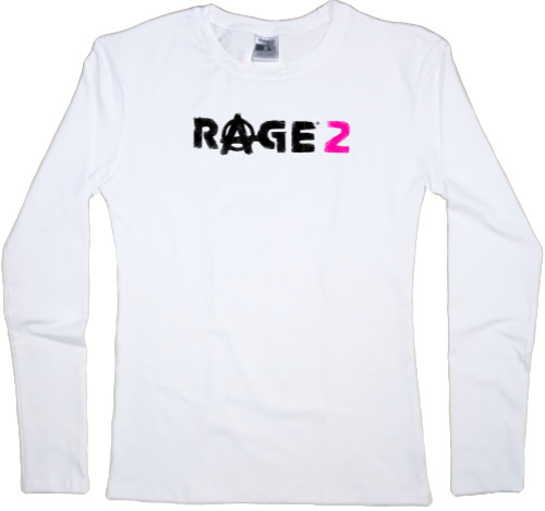 Футболка з Довгим Рукавом Жіноча - Rage 2 logo - Mfest