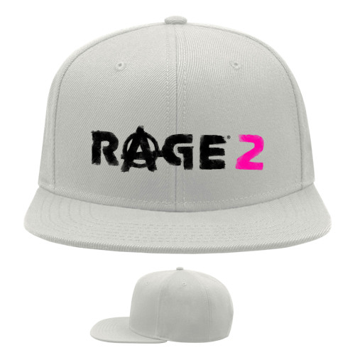 Snapback Baseball Cap - Rage 2 logo - Mfest