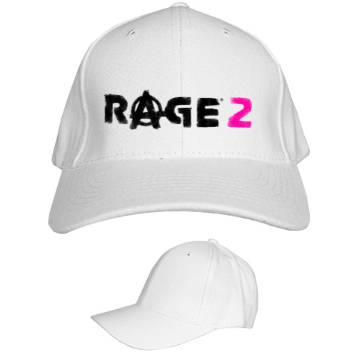 Kids' Baseball Cap 6-panel - Rage 2 logo - Mfest