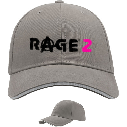 Sandwich Baseball Cap - Rage 2 logo - Mfest