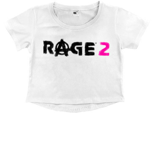 Кроп - топ Преміум Дитячий - Rage 2 logo - Mfest