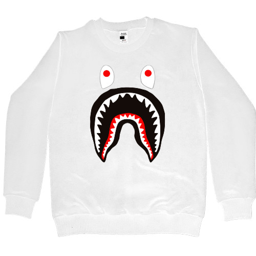 Світшот Преміум Жіночий - BAPE SHARK - Mfest