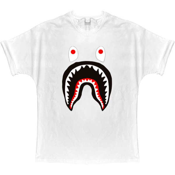 T-shirt Oversize - BAPE SHARK - Mfest