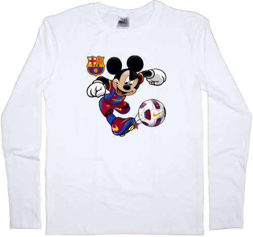 Men's Longsleeve Shirt - mickey barcelona - Mfest