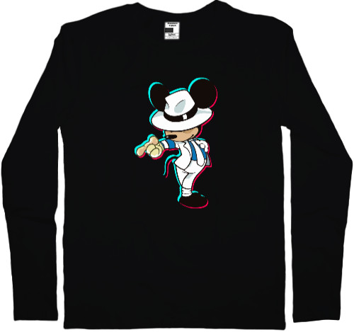 Men's Longsleeve Shirt - mickey mouse as michael jackson 2 - Mfest