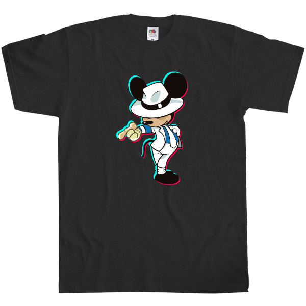 Футболка Классика Детская Fruit of the loom - mickey mouse as michael jackson 2 - Mfest