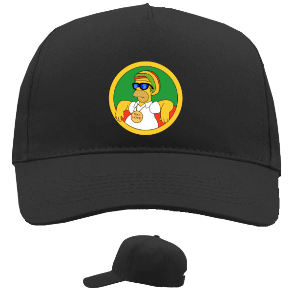 Baseball Caps - 5 panel - homer simpson weed - Mfest