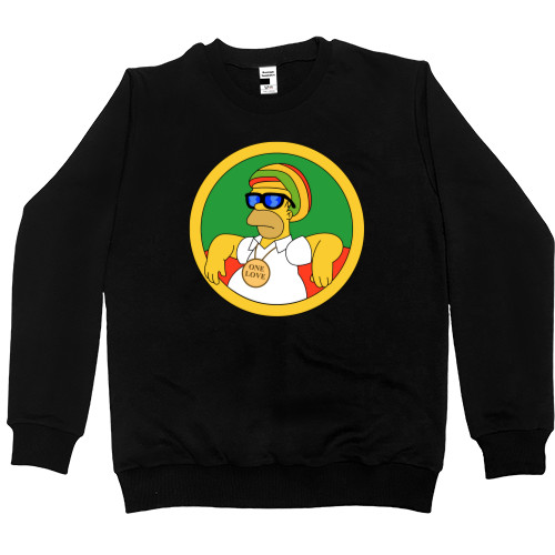 Women's Premium Sweatshirt - homer simpson weed - Mfest