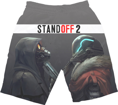 Men's Shorts 3D - Standoff 2 Сonfrontation - Mfest