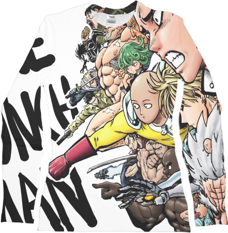 Women's Longsleeve Shirt 3D - One punch man - Mfest