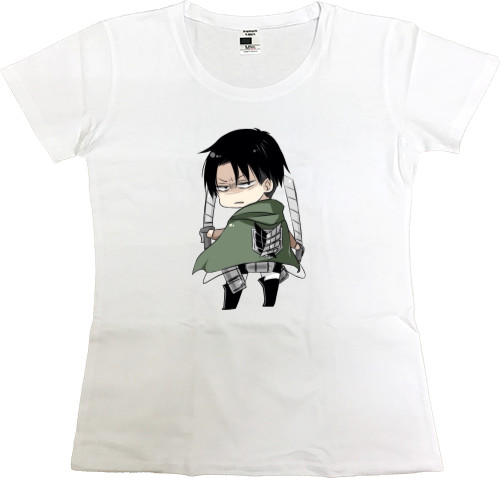 Women's Premium T-Shirt - attack on titans chibi - Mfest