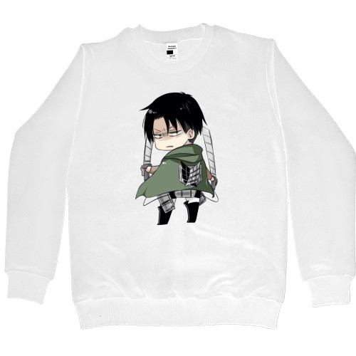 Women's Premium Sweatshirt - attack on titans chibi - Mfest