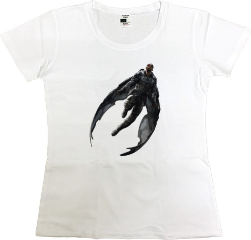 Women's Premium T-Shirt - The Falcon Fly - Mfest