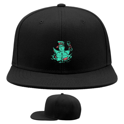 Snapback Baseball Cap - jotaro kujo - Mfest