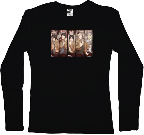 Women's Longsleeve Shirt - attack on titan 2 - Mfest