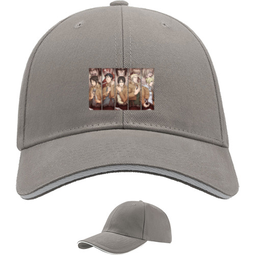 Sandwich Baseball Cap - attack on titan 2 - Mfest