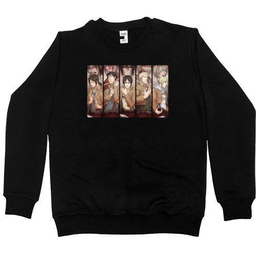 Women's Premium Sweatshirt - attack on titan 2 - Mfest