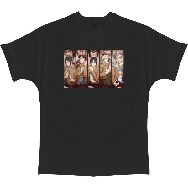 T-shirt Oversize - attack on titan 2 - Mfest