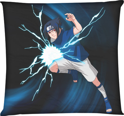 Square Throw Pillow - Sasuke 2 - Mfest