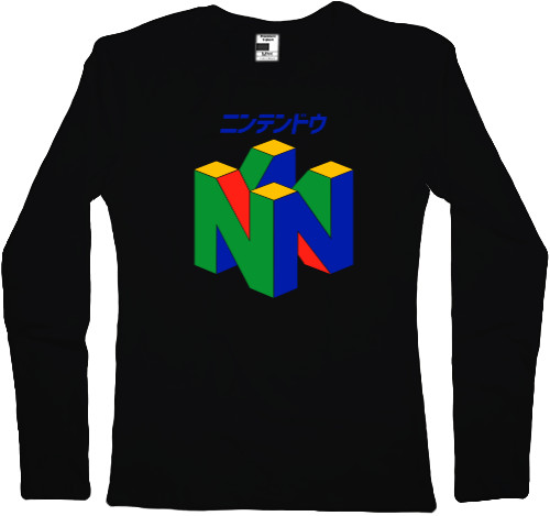 Women's Longsleeve Shirt - Nintendo gamer - Mfest